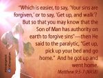 Matthew 9:5-7