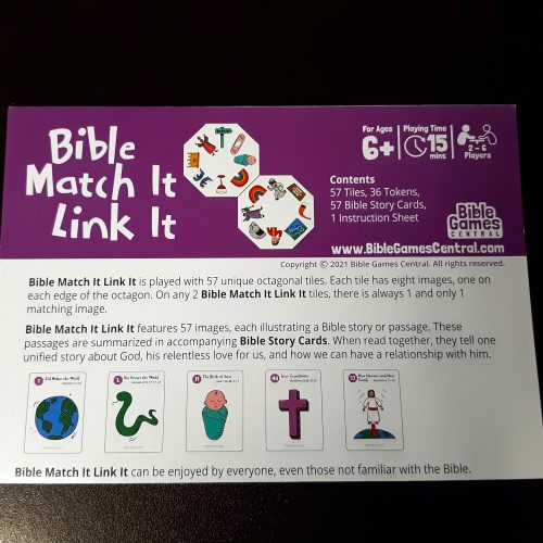 Bible Match It Link It - Instructions