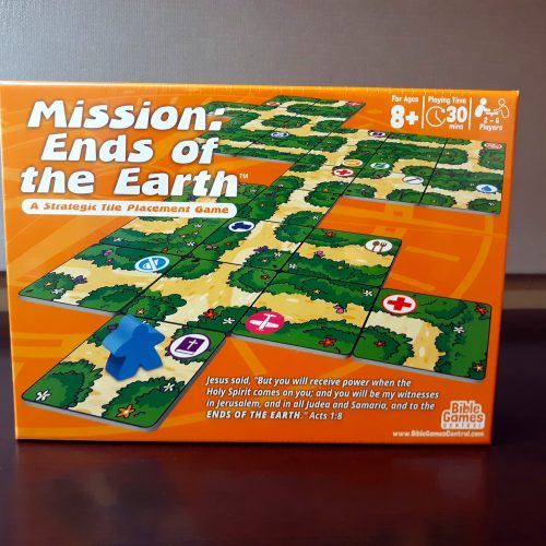 The box lid (top) of Mission: Ends of the Earth.