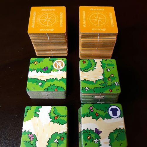 The path tiles allow players to choose which direction the path will go based on the tile they have.